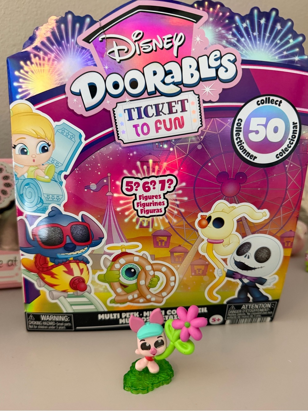 Disney Doorables Ticket to Fun Piglet Common Perfect Prizes Winnie the Pooh